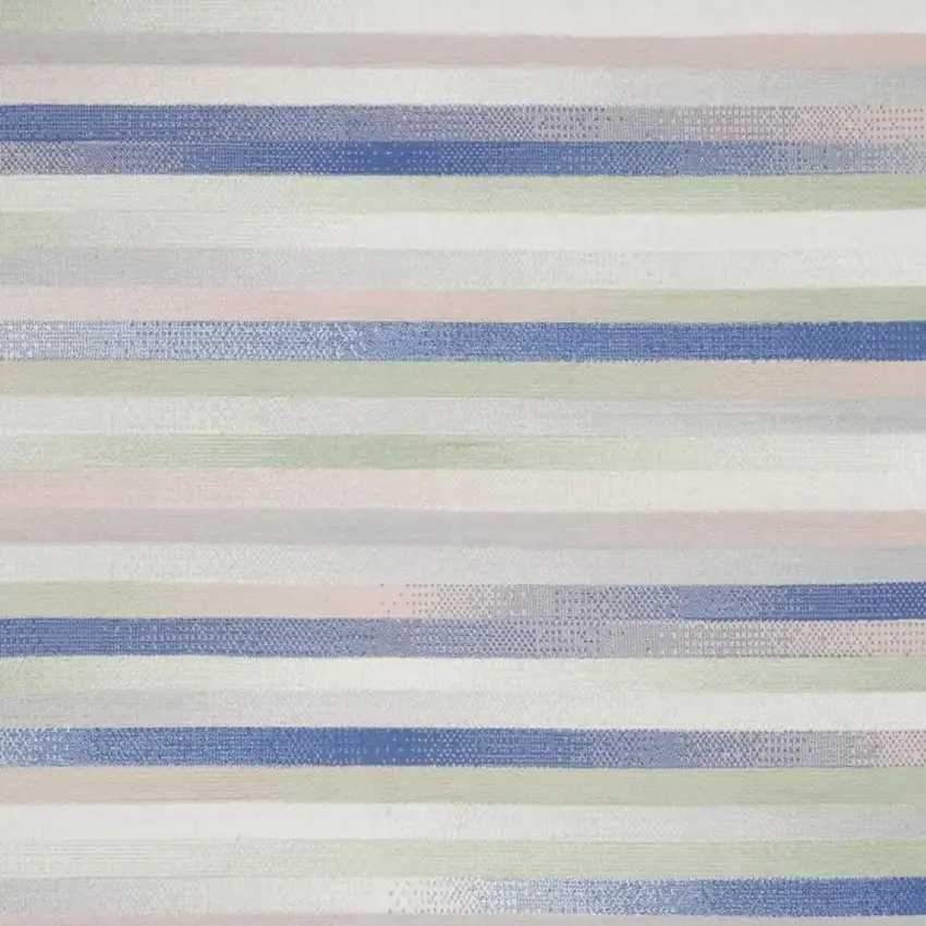 Gray and Ivory Floral Distressed Area Rug Photo 4