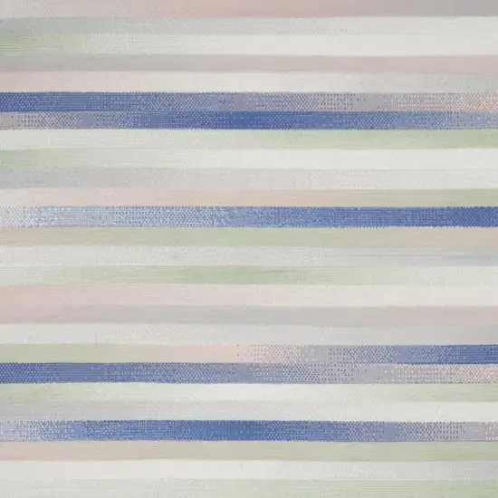 Gray and Ivory Floral Distressed Area Rug Photo 6