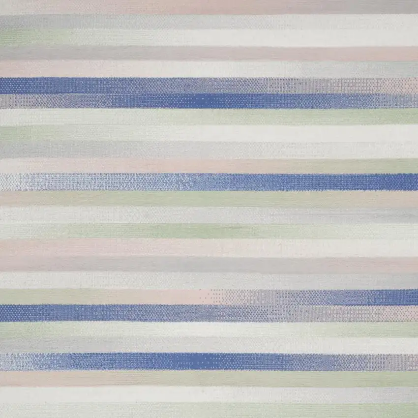 Gray and Ivory Floral Distressed Area Rug Photo 6