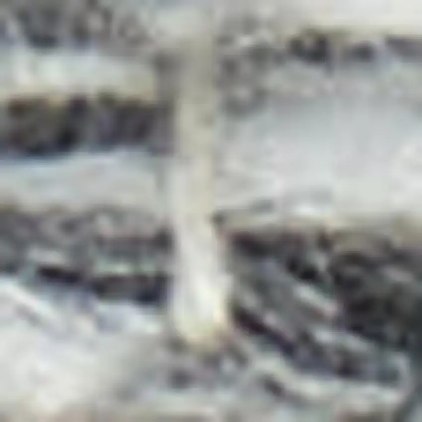 Gray and Ivory Geometric Hand Woven Area Rug With Fringe Photo 1