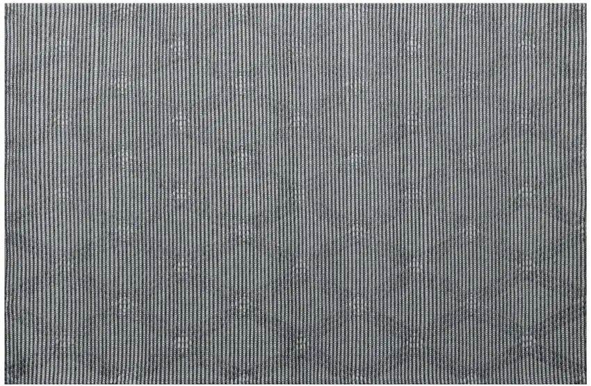 Gray and Ivory Geometric Hand Woven Non Skid Area Rug Photo 2