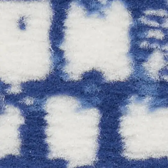 Gray and Ivory Moroccan Distressed Non Skid Area Rug Photo 3