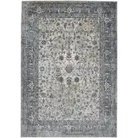 Photo of Gray and Ivory Oriental Power Loom Area Rug