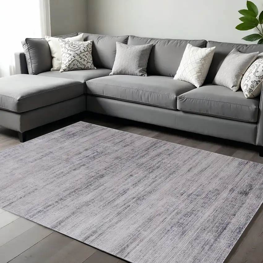 Gray Ivory And Taupe Area Rug Photo 1