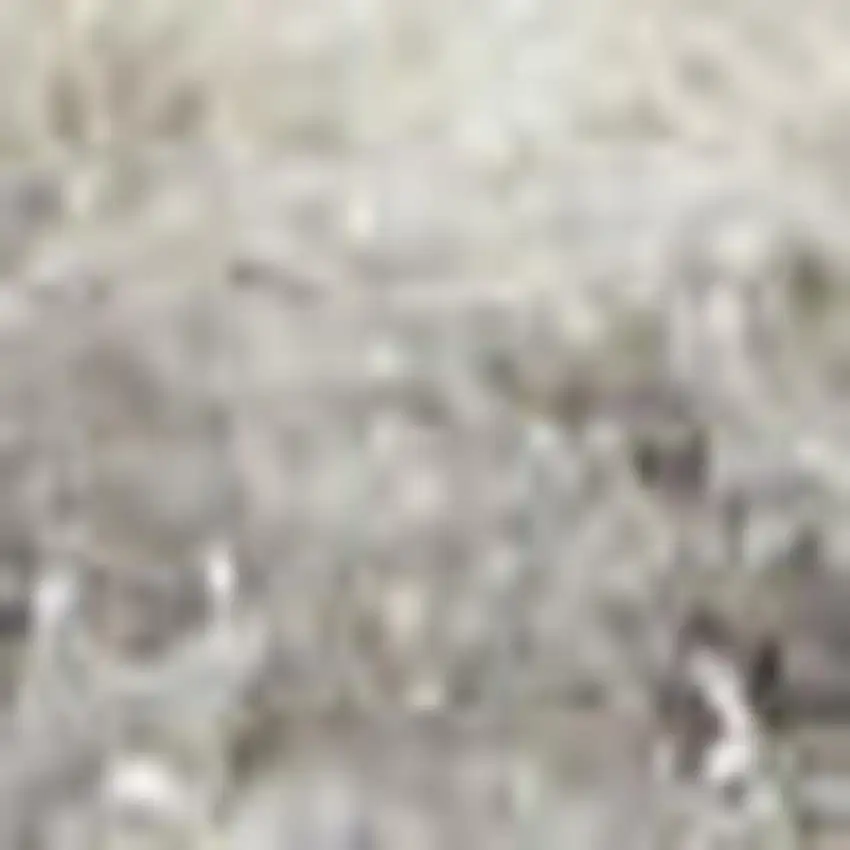 8' Gray And Ivory Striped Distressed Runner Rug Photo 3