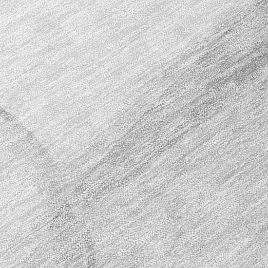 Gray and Light Gray Abstract Washable Non Skid Indoor Outdoor Area Rug Photo 9