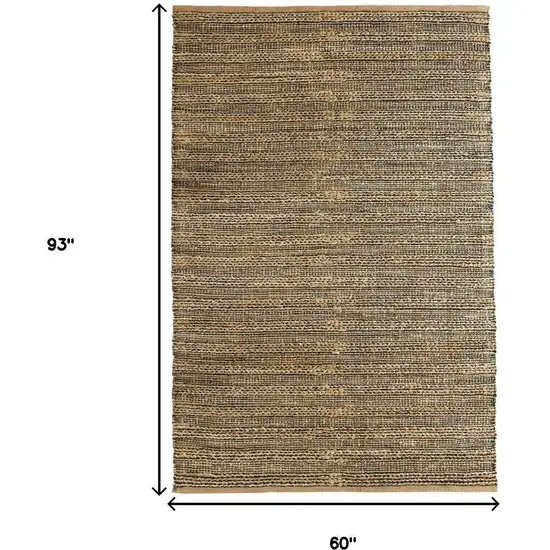 Natural Jute Hand Woven Area Rug Photo 3