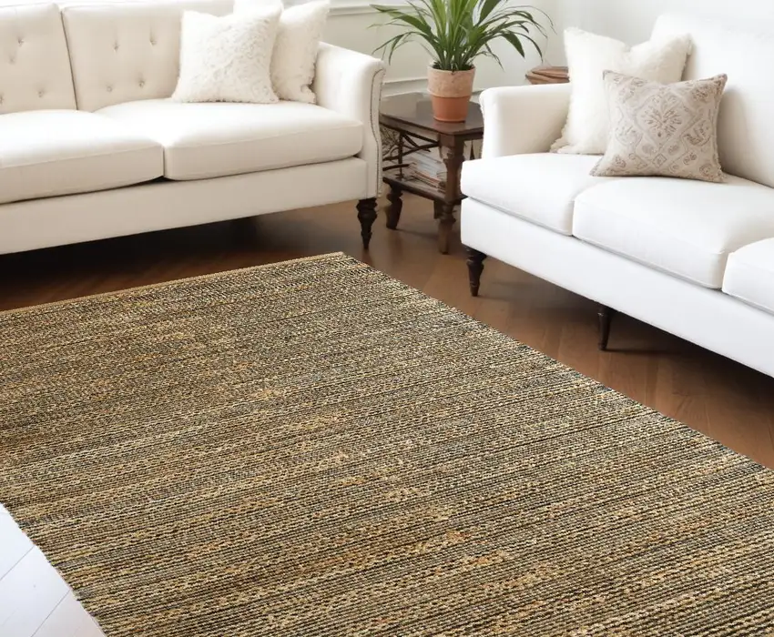 Natural Hand Woven Area Rug Photo 1