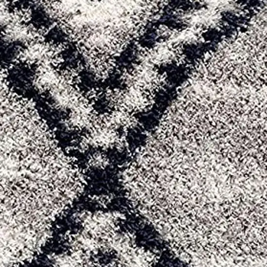 Gray And Navy Boho Chic Area Rug Photo 9