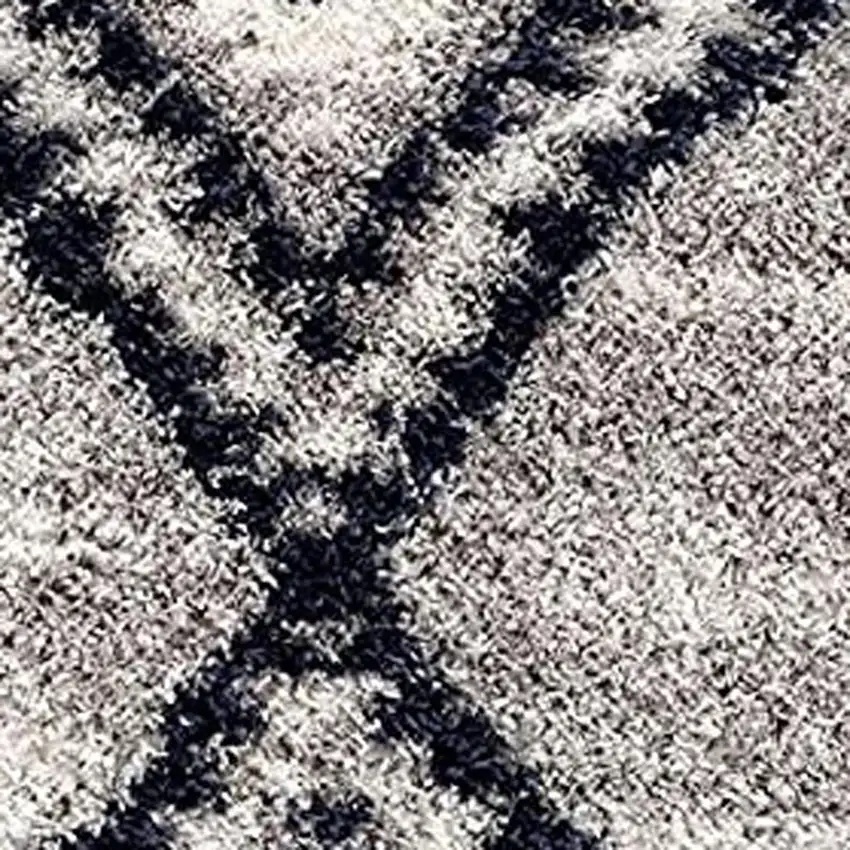 Gray And Navy Boho Chic Area Rug Photo 9