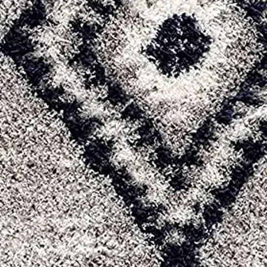 Gray And Navy Boho Chic Area Rug Photo 4