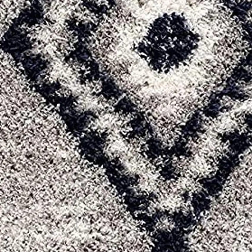 Gray And Navy Boho Chic Area Rug Photo 4