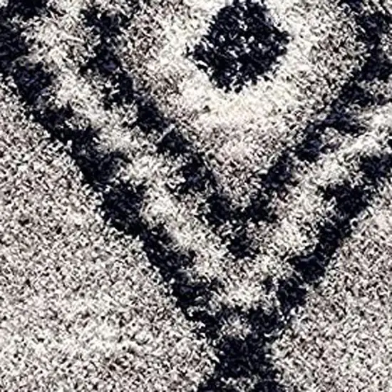 Gray And Navy Boho Chic Area Rug Photo 4