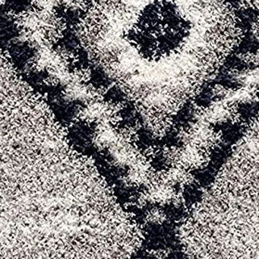 Gray And Navy Boho Chic Area Rug Photo 4