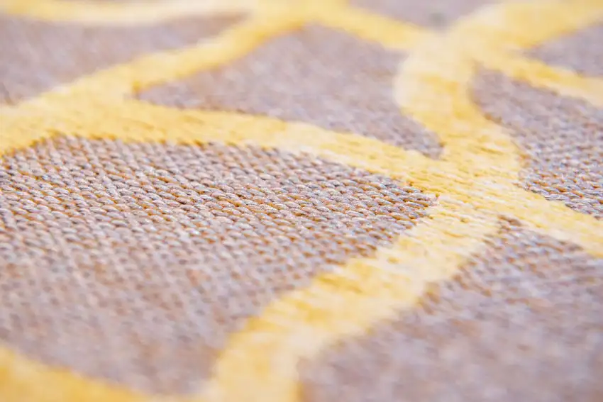 Gray and Orange Abstract Non Skid Area Rug Photo 5