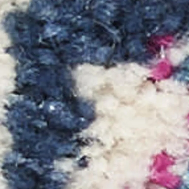 Gray and Pink Medallion Area Rug Photo 2