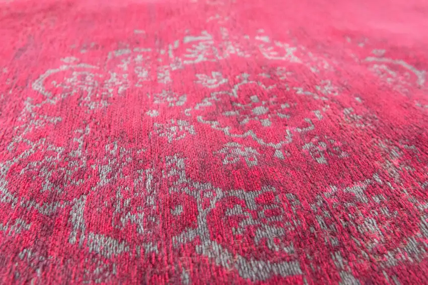 Gray and Pink Medallion Non Skid Area Rug Photo 8