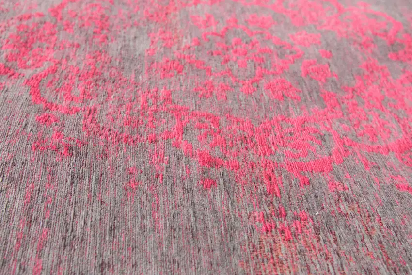 Gray and Pink Medallion Non Skid Area Rug Photo 7