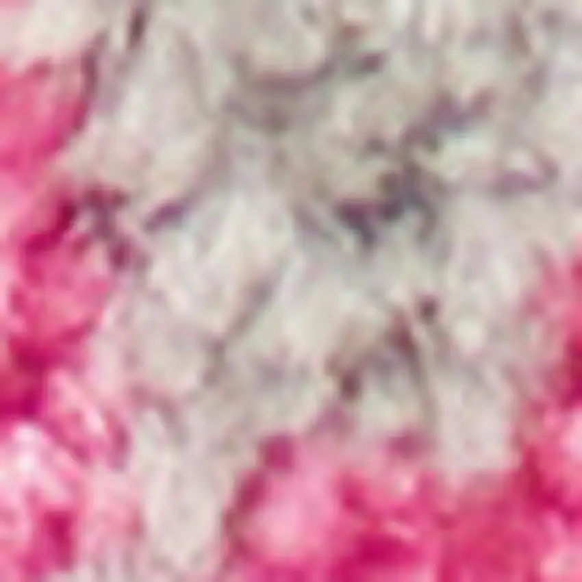 Gray And Pink Floral Area Rug Photo 3