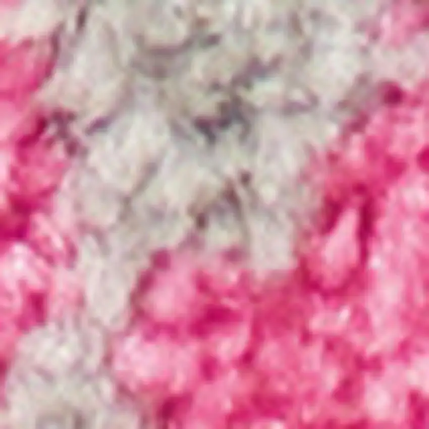 Gray And Pink Floral Area Rug Photo 4