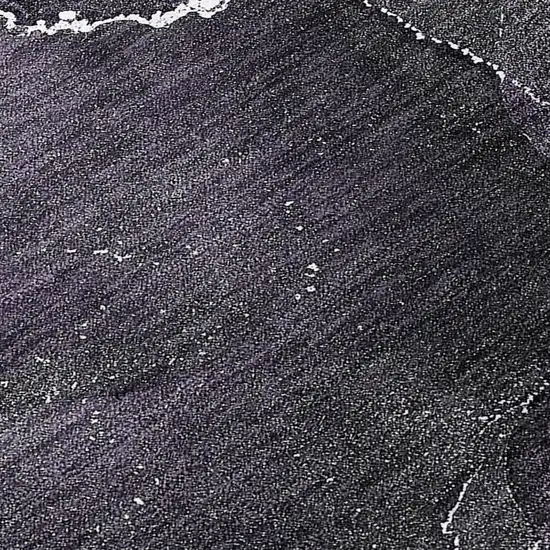 Gray and Purple Abstract Washable Non Skid Indoor Outdoor Area Rug Photo 8