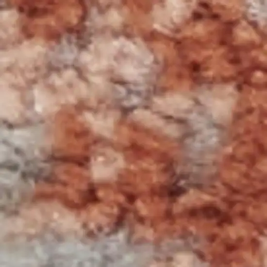 Gray and Red Abstract Non Skid Area Rug Photo 5