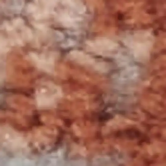 Gray and Red Abstract Non Skid Area Rug Photo 4