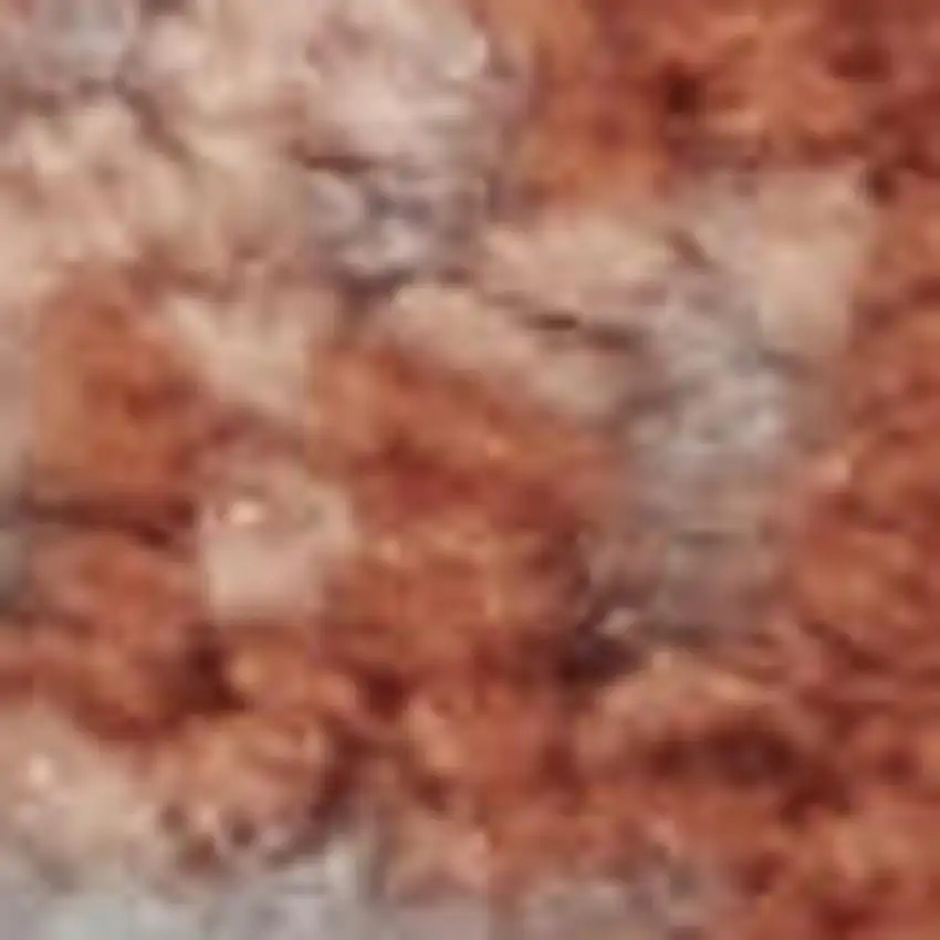 Gray and Red Abstract Non Skid Area Rug Photo 4