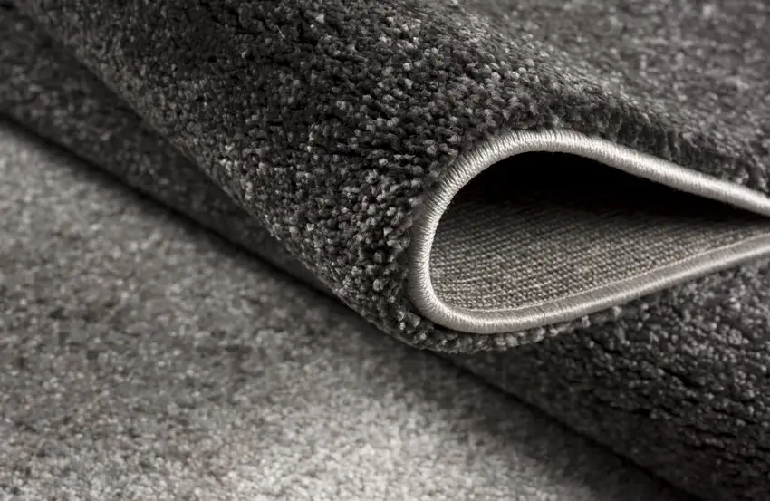 Gray and Tan Abstract Stroke Area Rug Photo 8