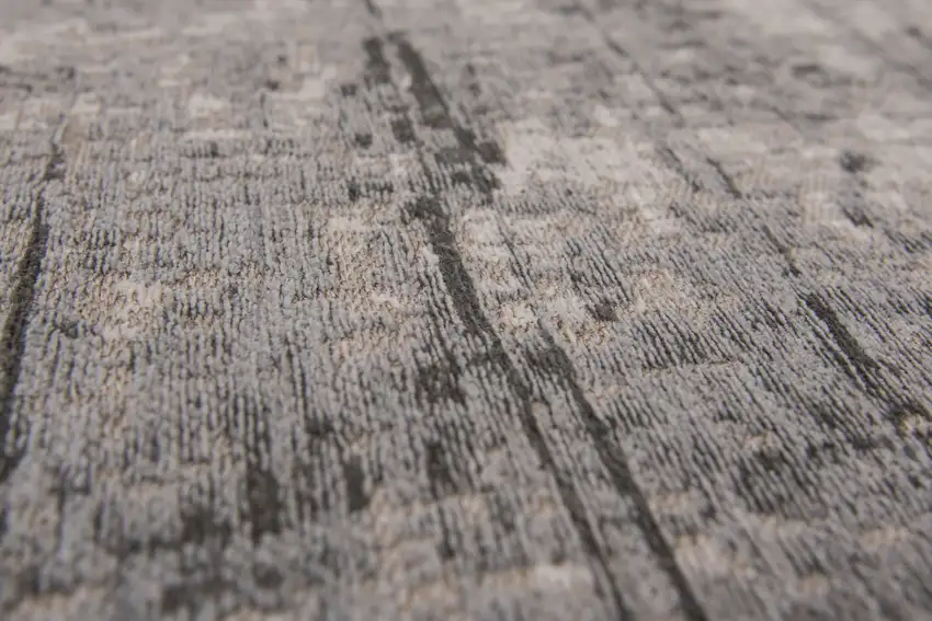 Gray and White Abstract Non Skid Area Rug Photo 9