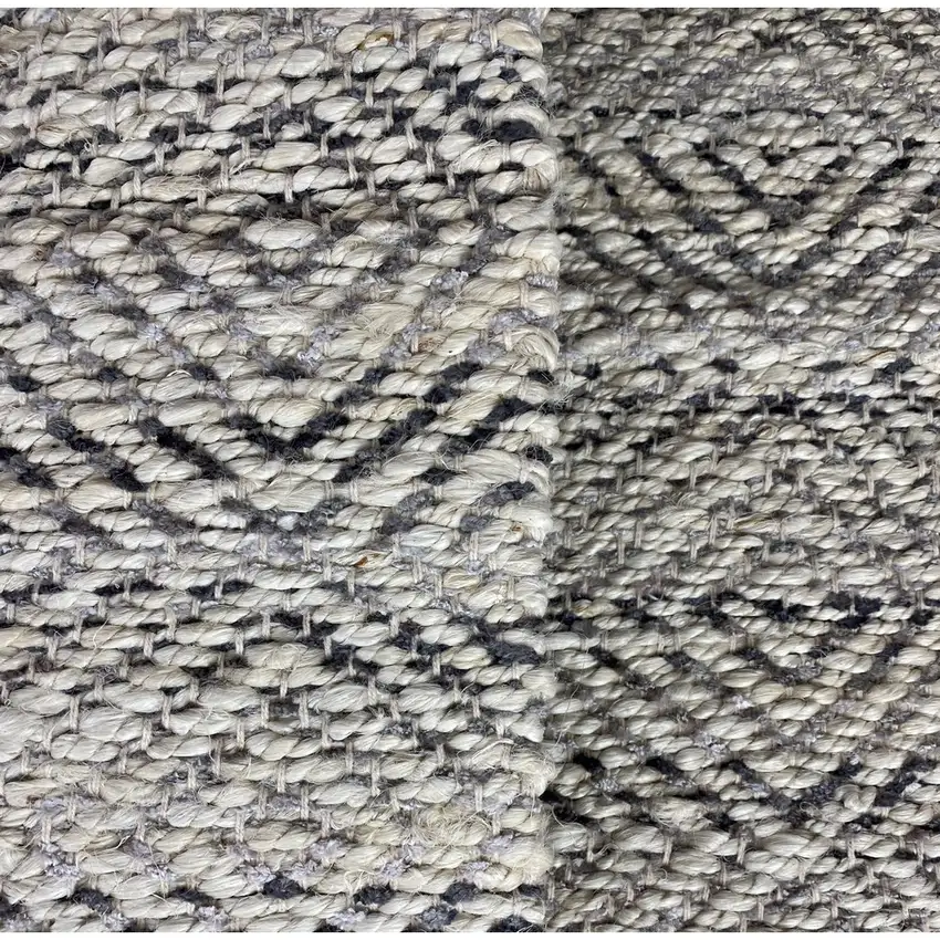 Gray and White Diamonds Area Rug Photo 5