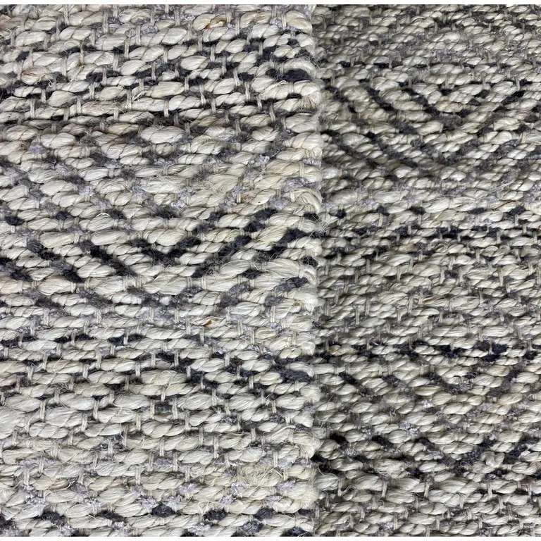 Gray and White Diamonds Area Rug Photo 5