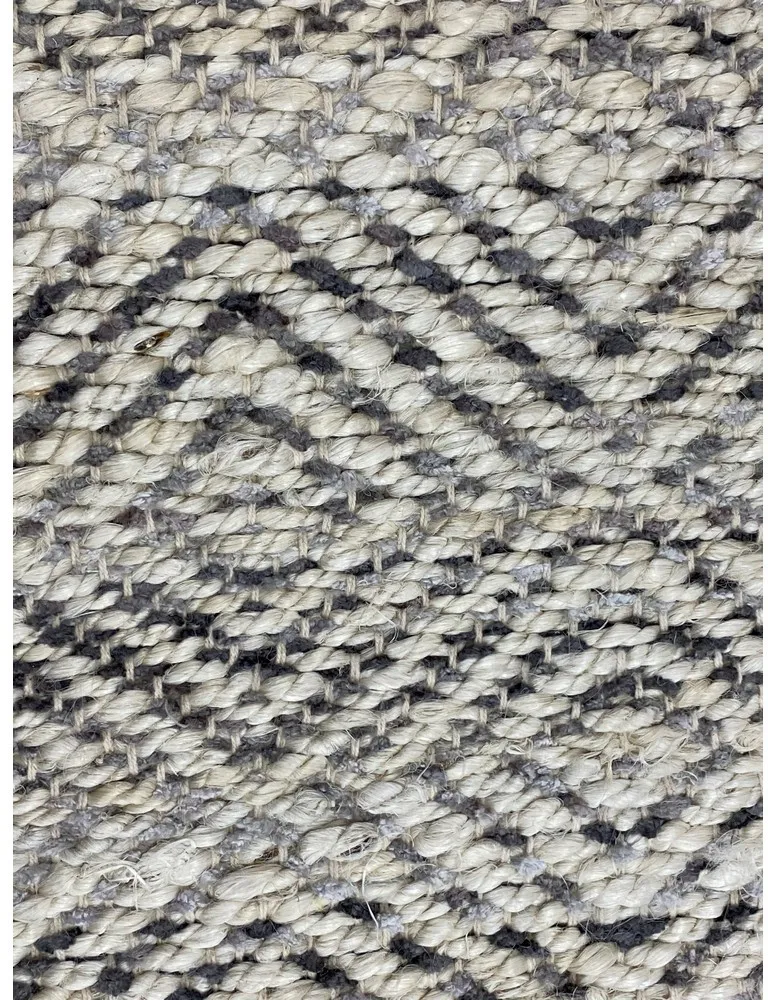 Gray and White Diamonds Area Rug Photo 4