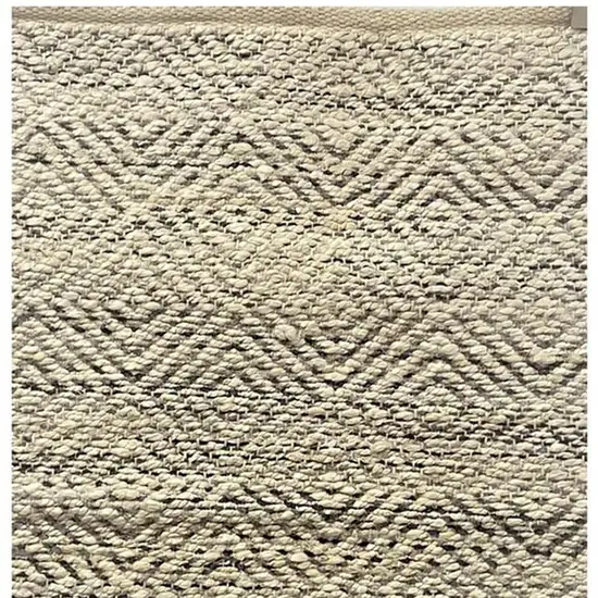 Tan And Gray Jute Hand Woven Area Rug Photo 7