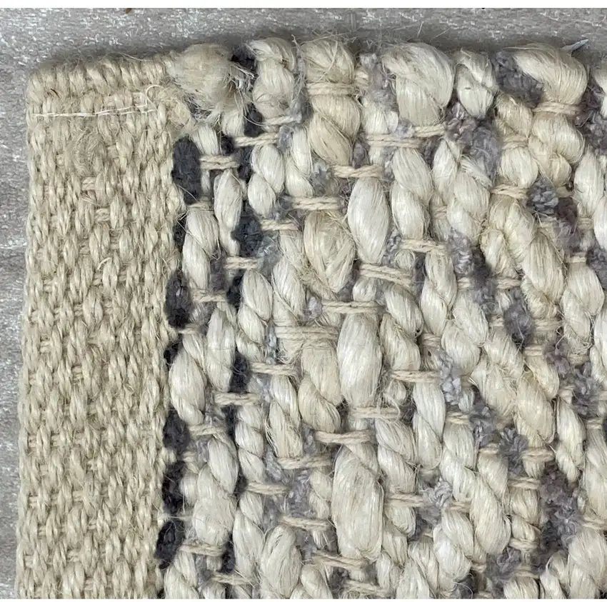 Gray and White Diamonds Area Rug Photo 8