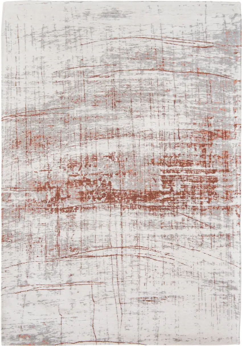 Gray and Yellow Abstract Non Skid Area Rug Photo 2