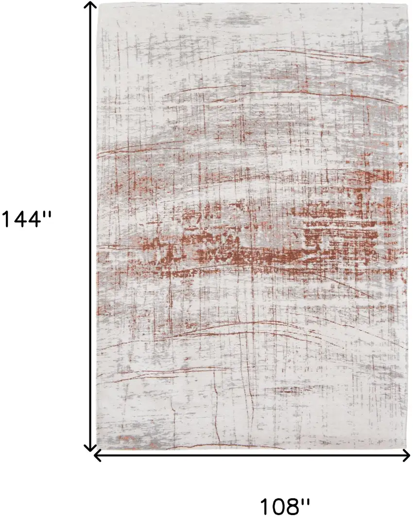 Gray and Yellow Abstract Non Skid Area Rug Photo 3