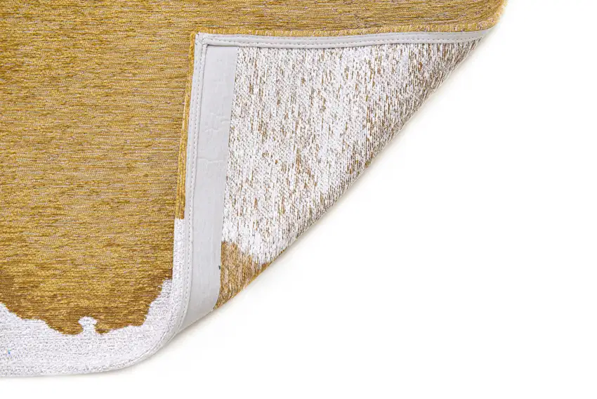 Gray and Yellow Abstract Non Skid Area Rug Photo 5