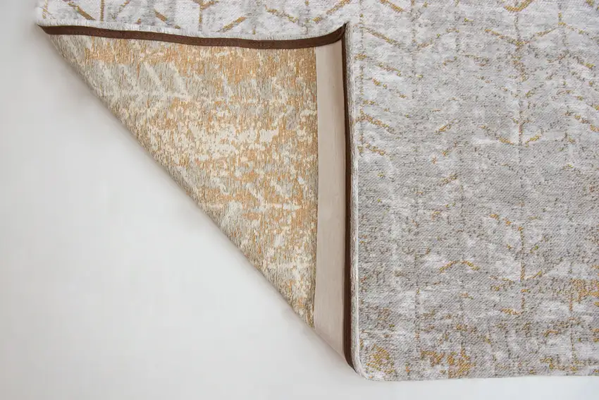 Gray and Yellow Chevron Non Skid Area Rug Photo 6