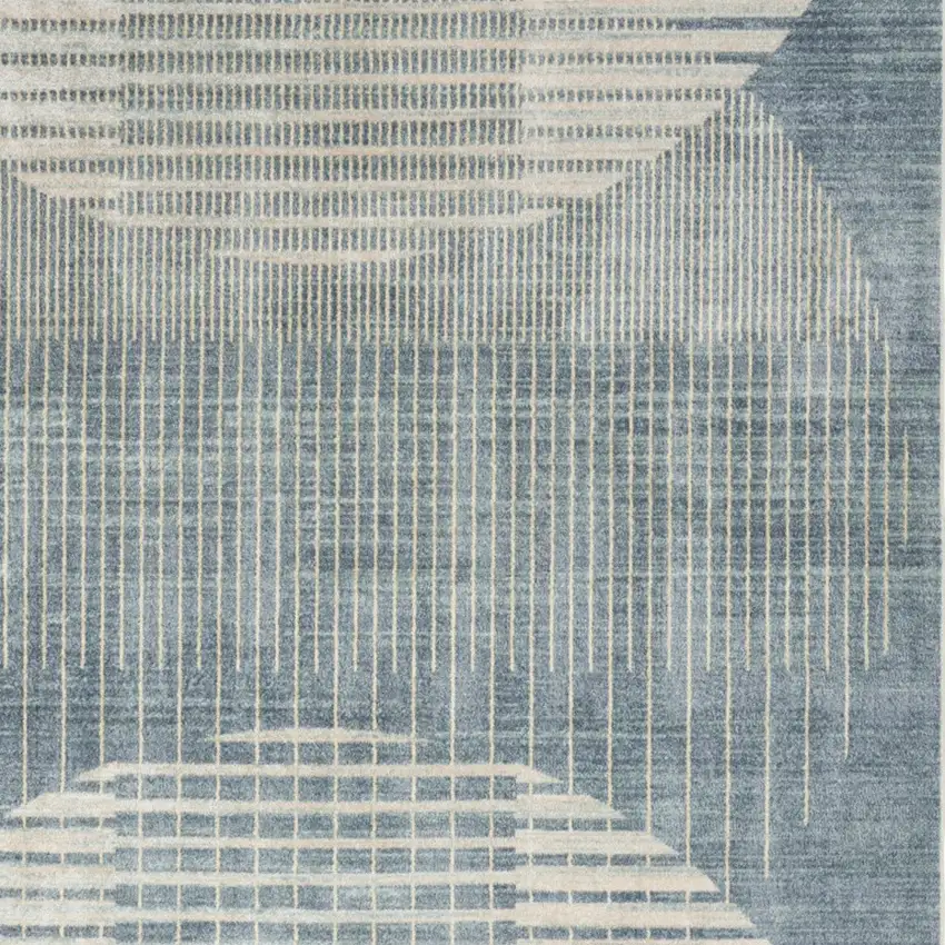 Green Abstract Area Rug Photo 9