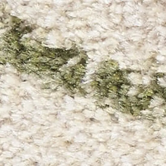 Green Abstract Area Rug Photo 2