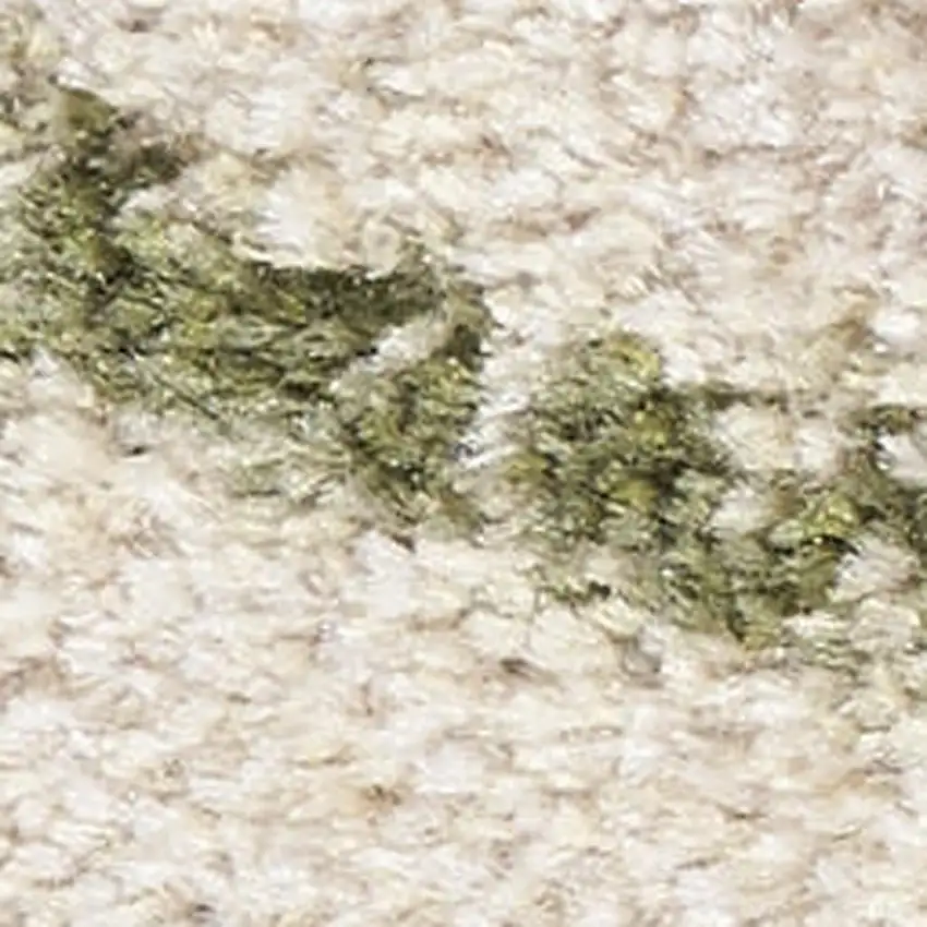 Green Abstract Area Rug Photo 2