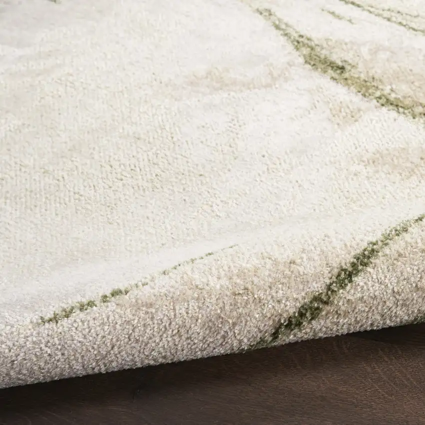 Green Abstract Area Rug Photo 9