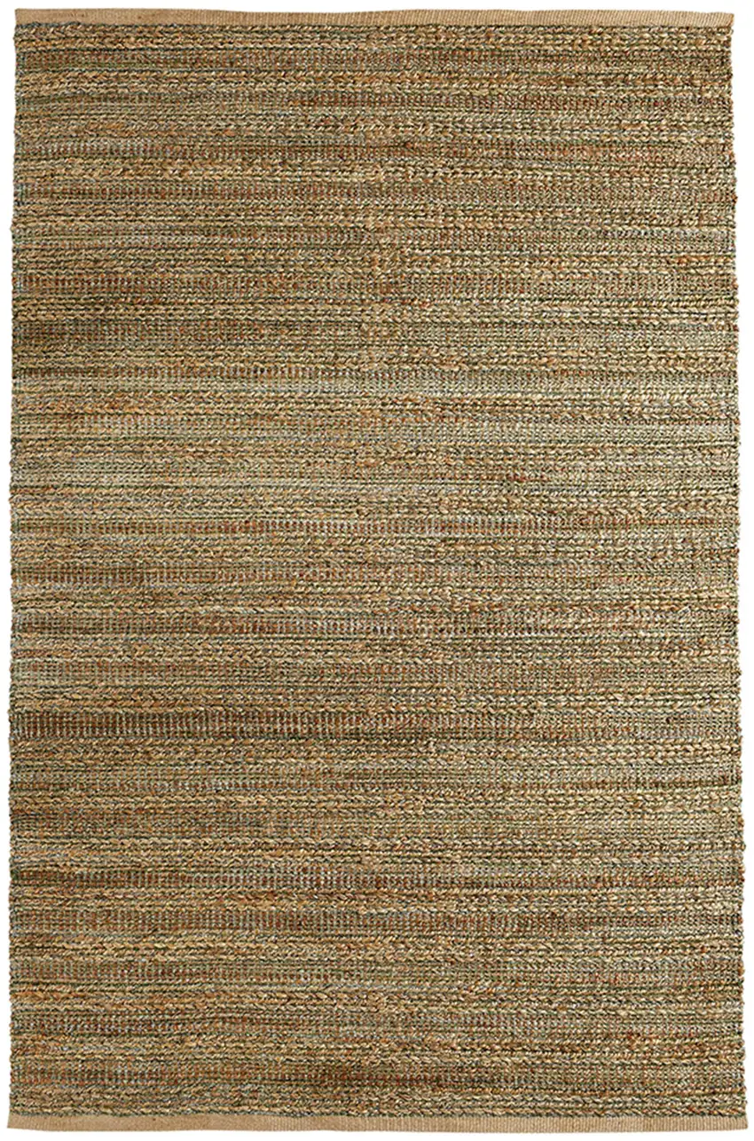 Green Abstract Hand Woven Non Skid Area Rug Photo 2