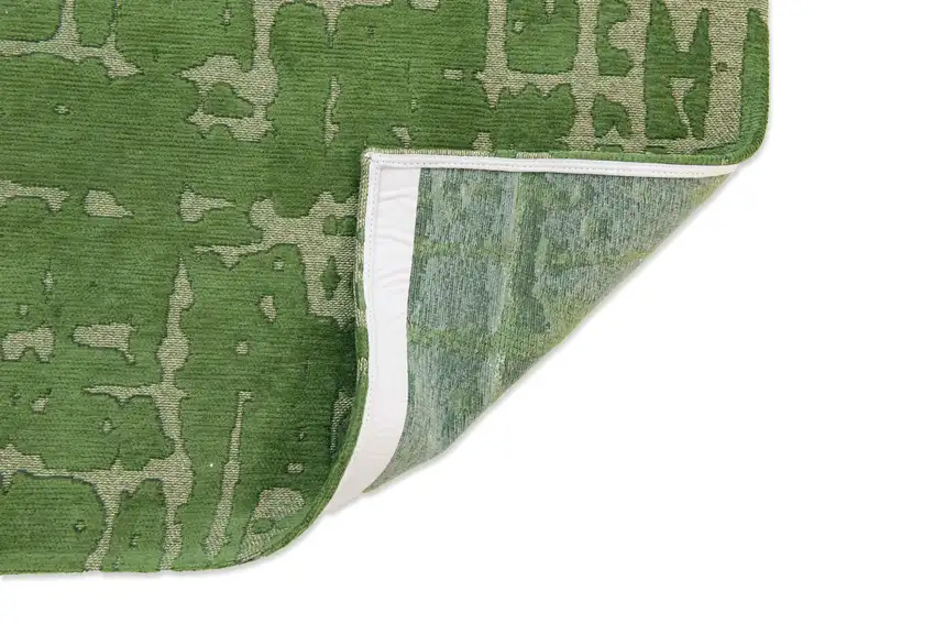 Green Abstract Non Skid Area Rug Photo 4