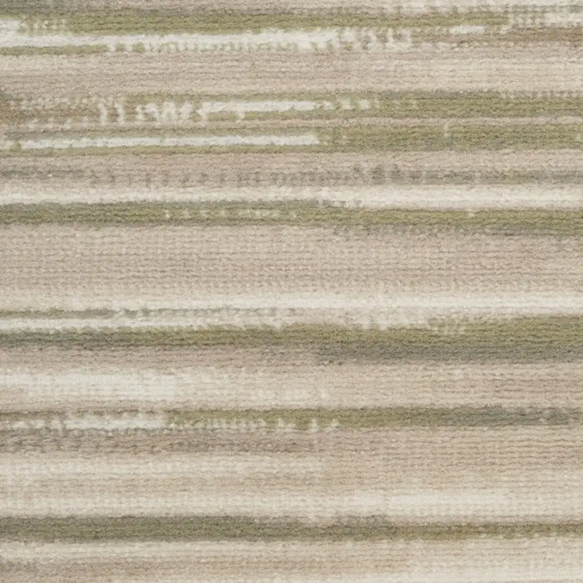 Green Abstract Power Loom Area Rug Photo 8