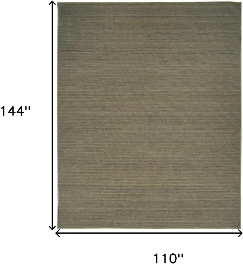 Green Abstract Washable Area Rug Photo 3