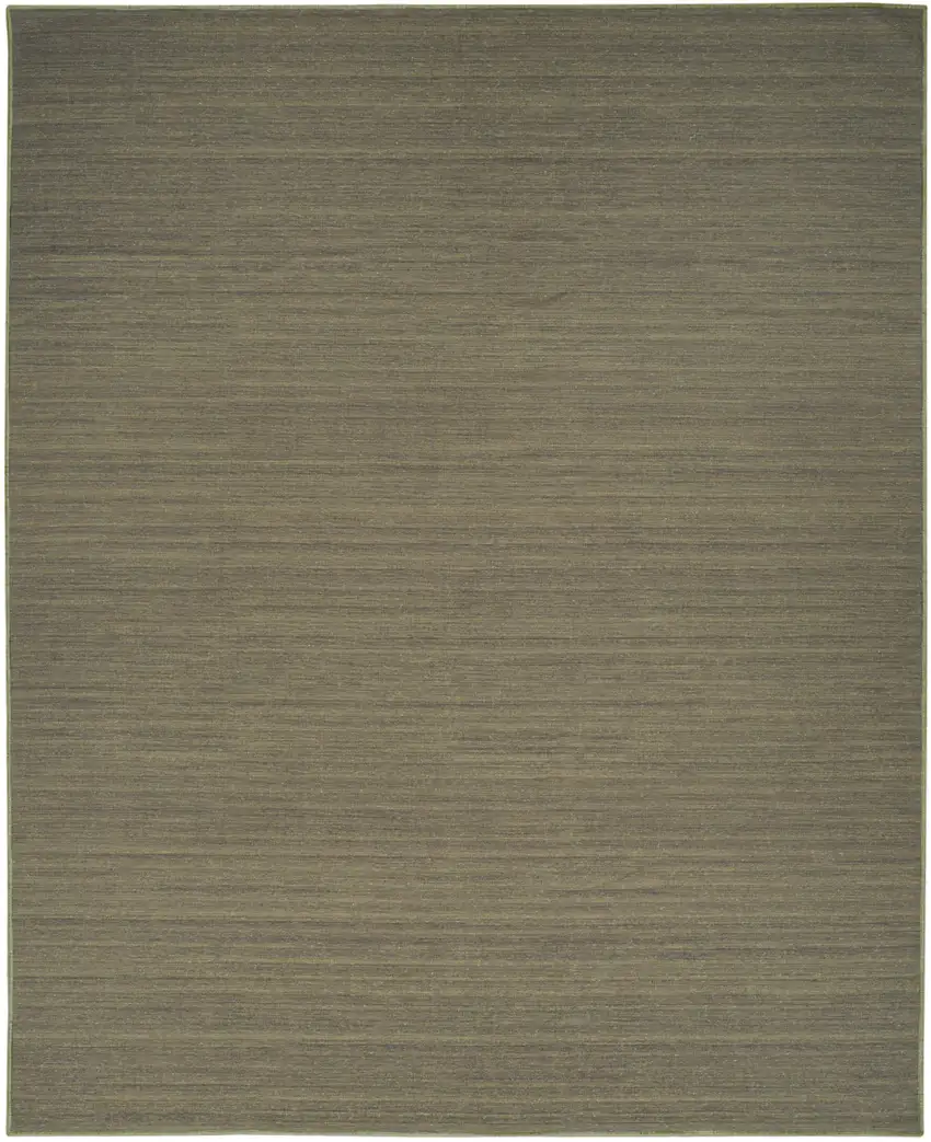 Green Abstract Washable Area Rug Photo 2