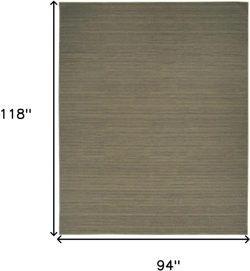 Green Abstract Washable Area Rug Photo 3