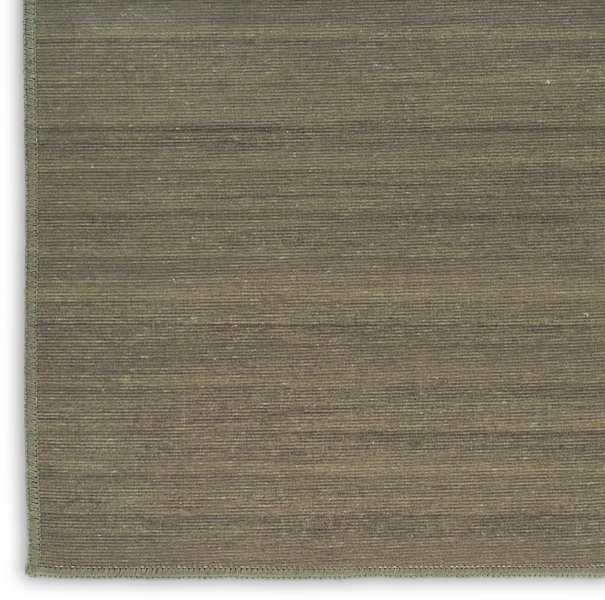 Green Abstract Washable Area Rug Photo 7